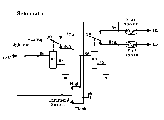 Headlight Dimmer Switch Wiring Diagram from www.gomog.com