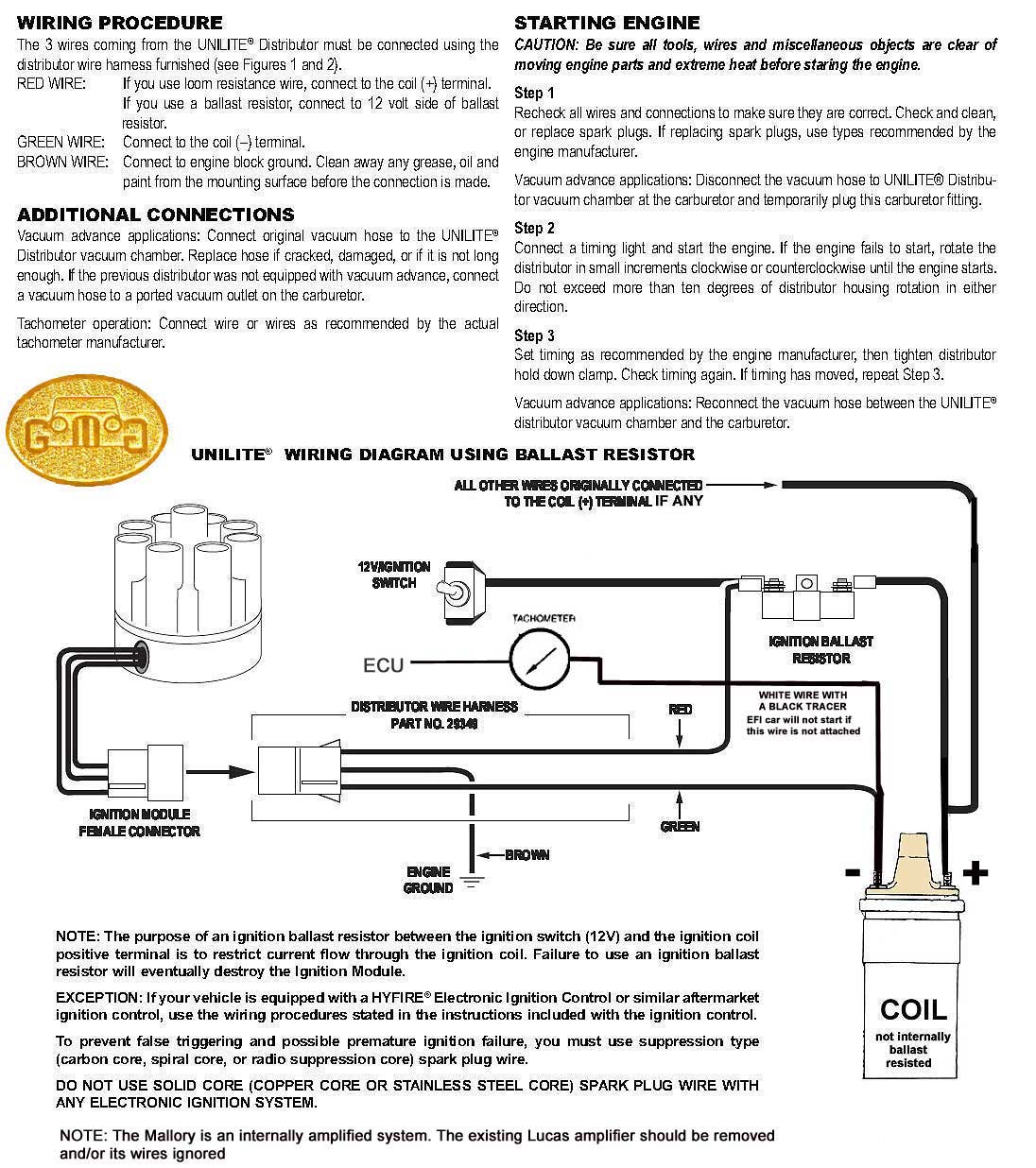 Mallory Unlite For A Rover V8