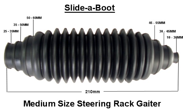 Universal Extensible Power Steering Rack Boot/Gaitor Kit-Quinton Hazell